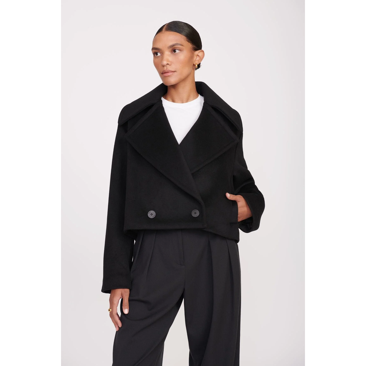 Carver Cropped Coat