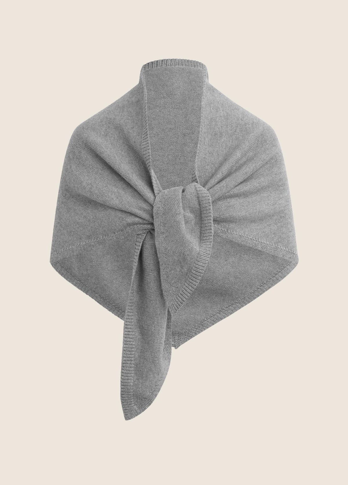 Oversized Triangle Scarf - Black