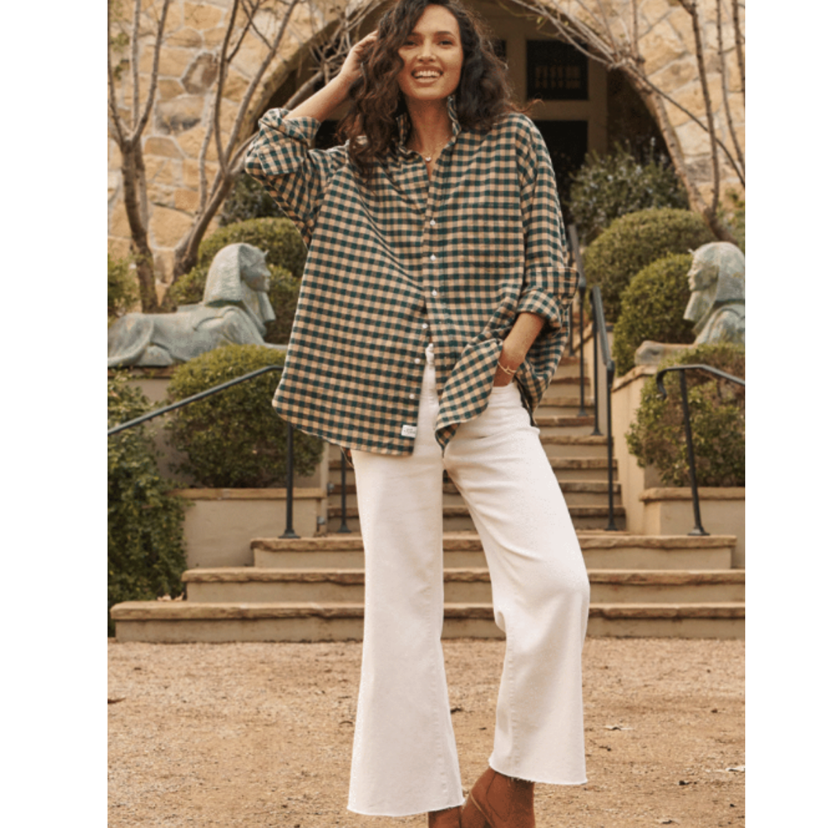 Galway Wide Leg Jean - Natural