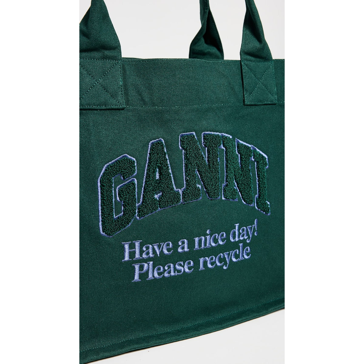 Forest Night Large Canvas Tote Bag