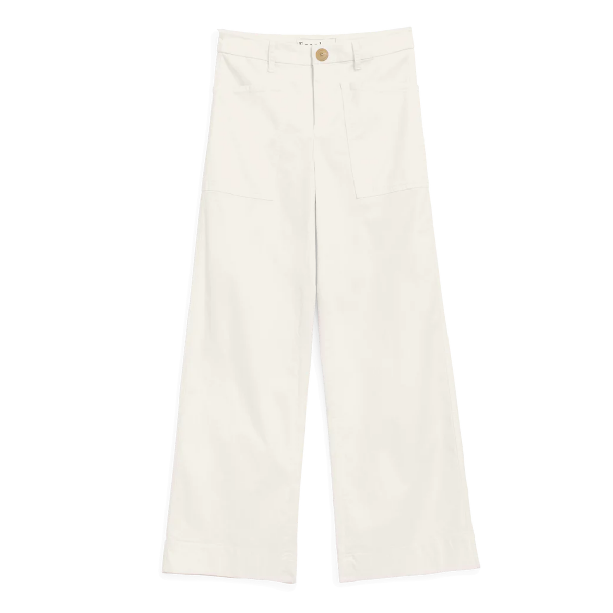 Limerick Wide-Leg Pant - Chalk