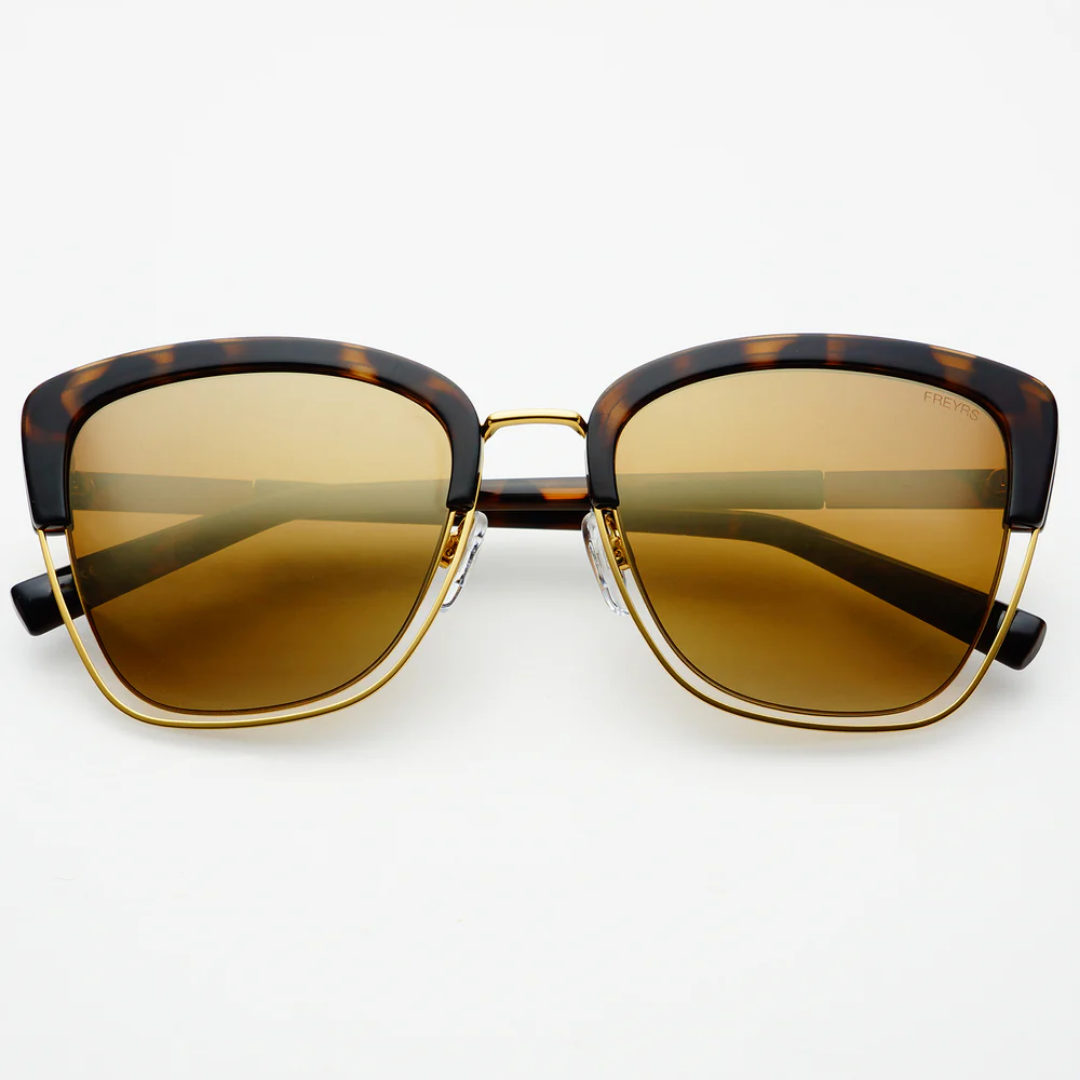 Iris Sunglasses - Gold Mirror