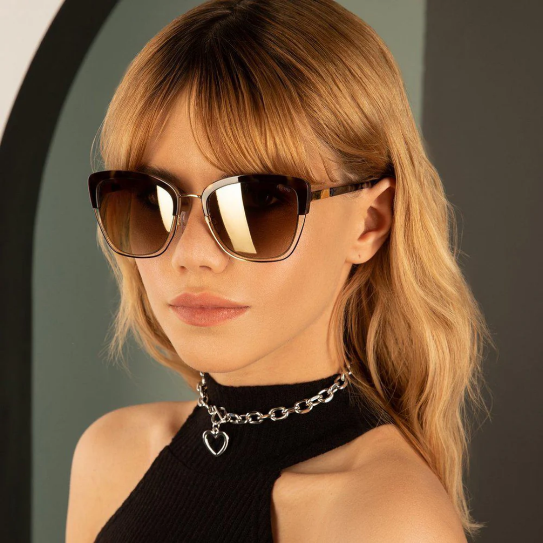 Iris Sunglasses - Gold Mirror