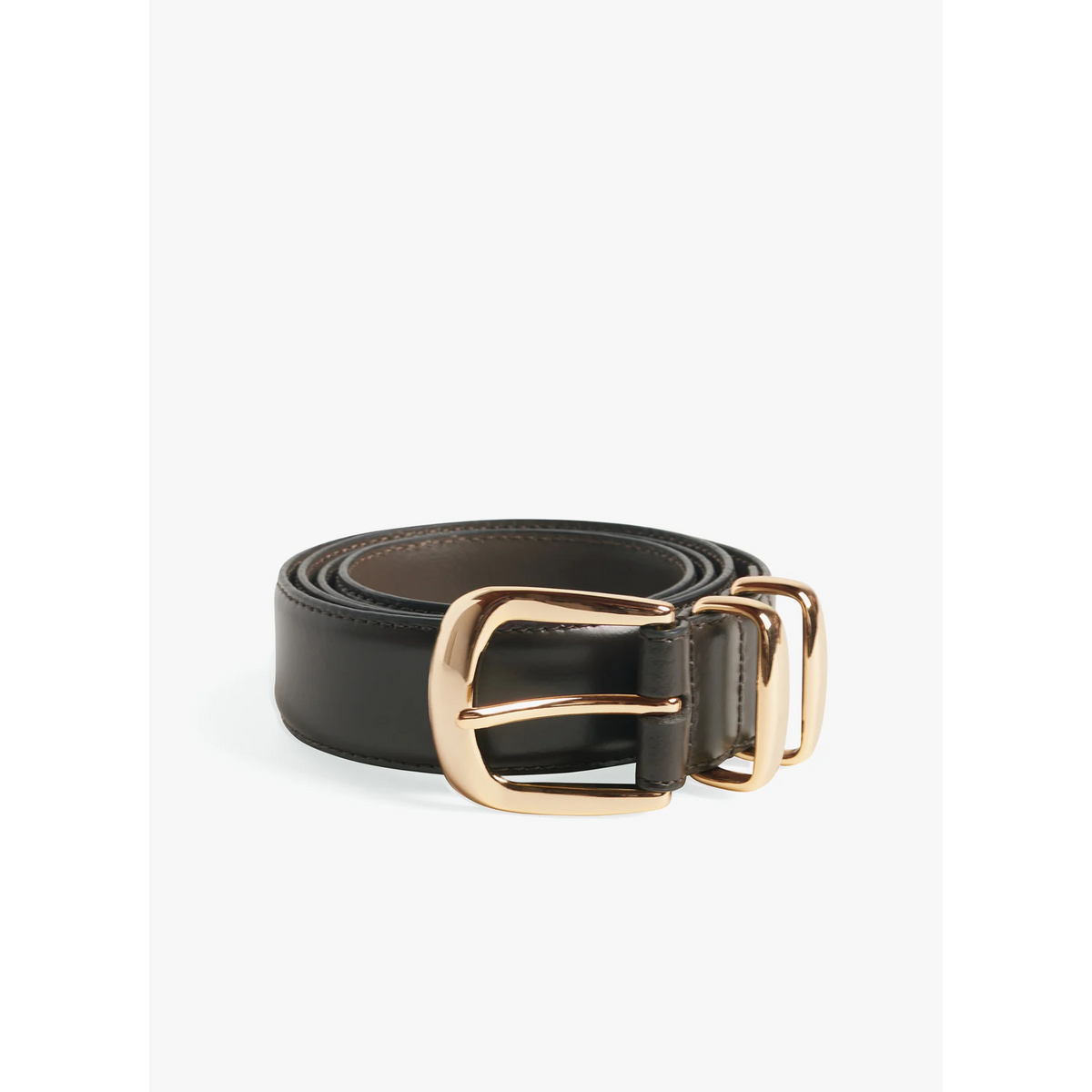 Jordan Belt - Dark Brown Gold