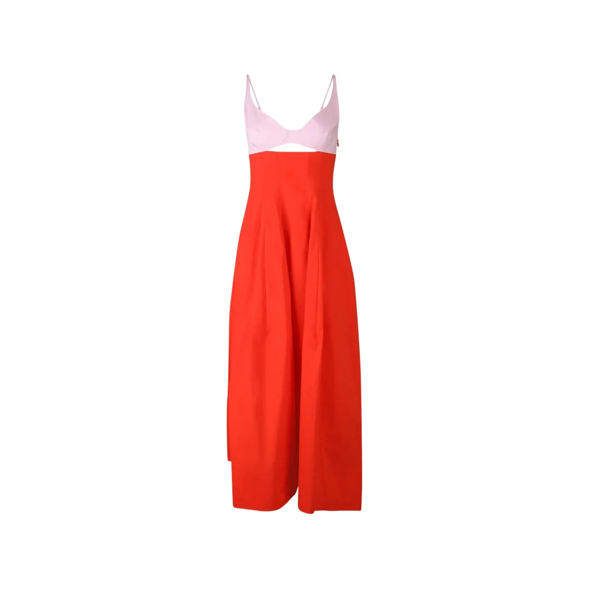 Maddy Cotton Midi Dress - Lobster Multi
