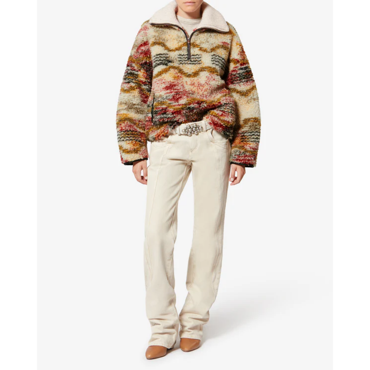 Marner Coat - Ecru-ochre