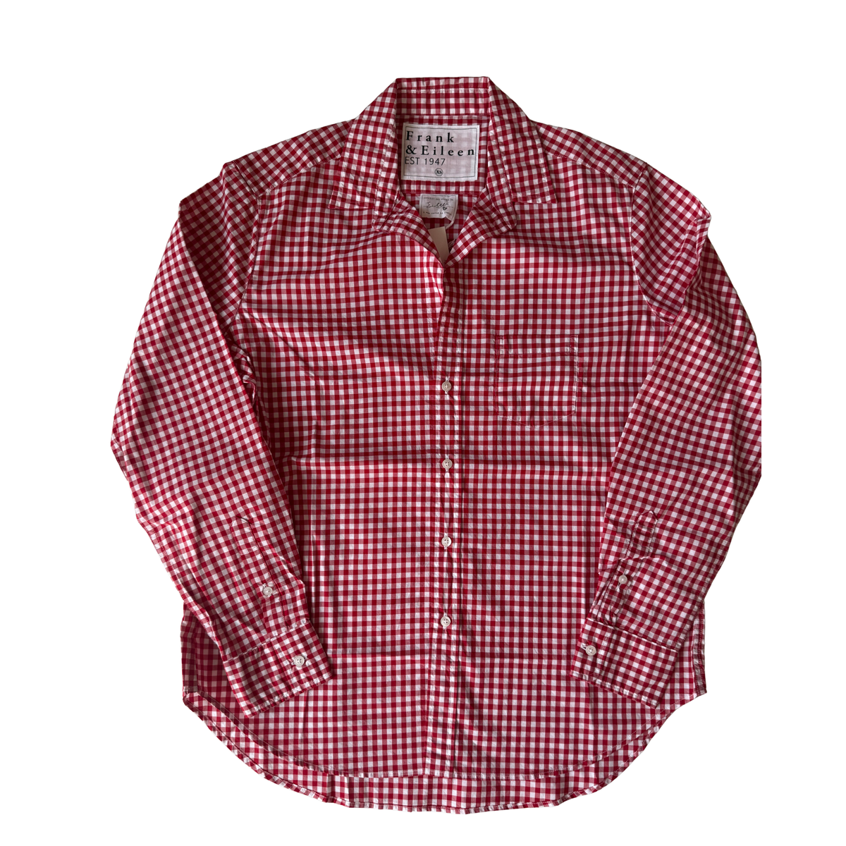 Eileen Relaxed Button-Up - Red Check
