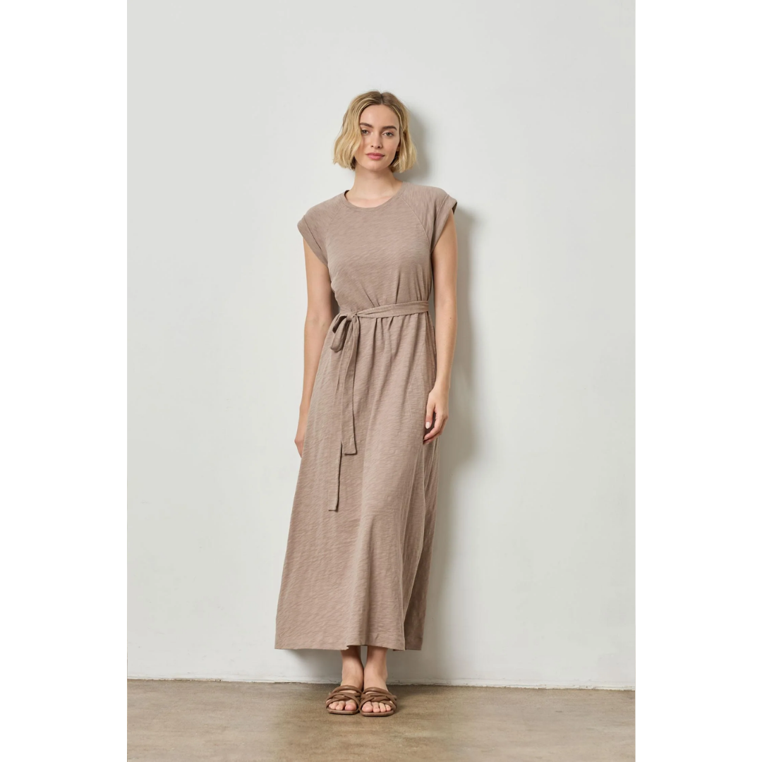 Saddle Sleeve Maxi Dress