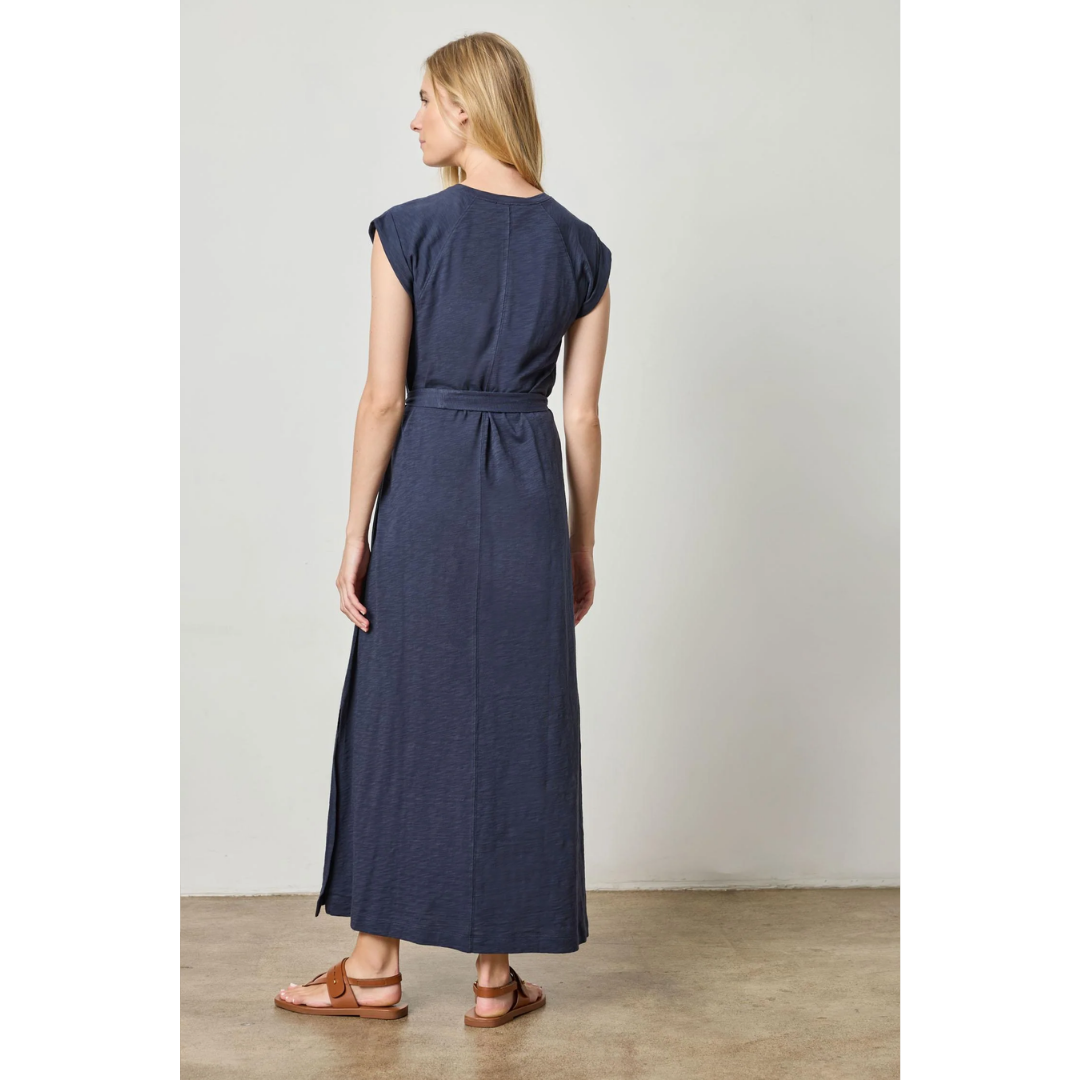 Saddle Sleeve Maxi Dress