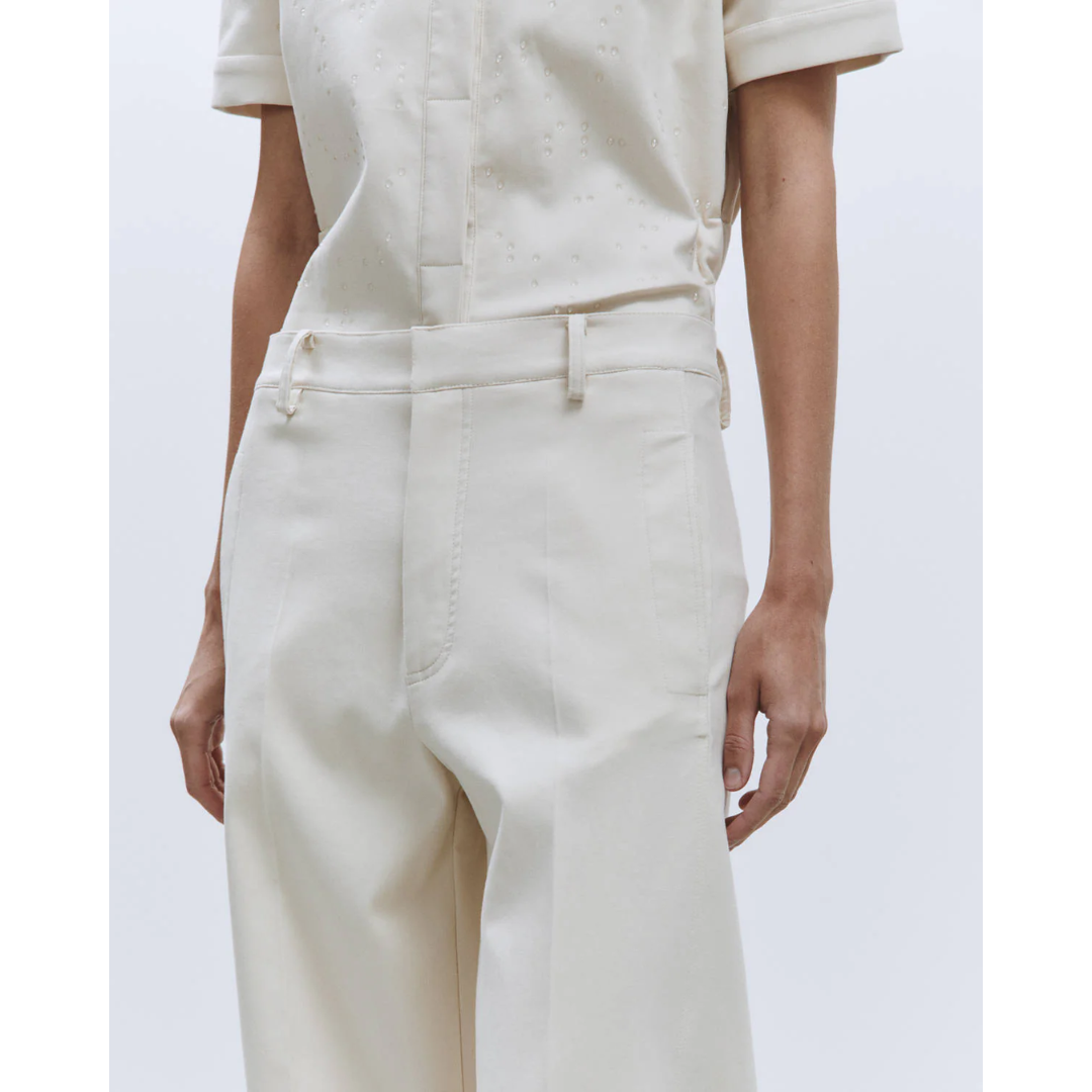 Wide Leg Pants With Stitching