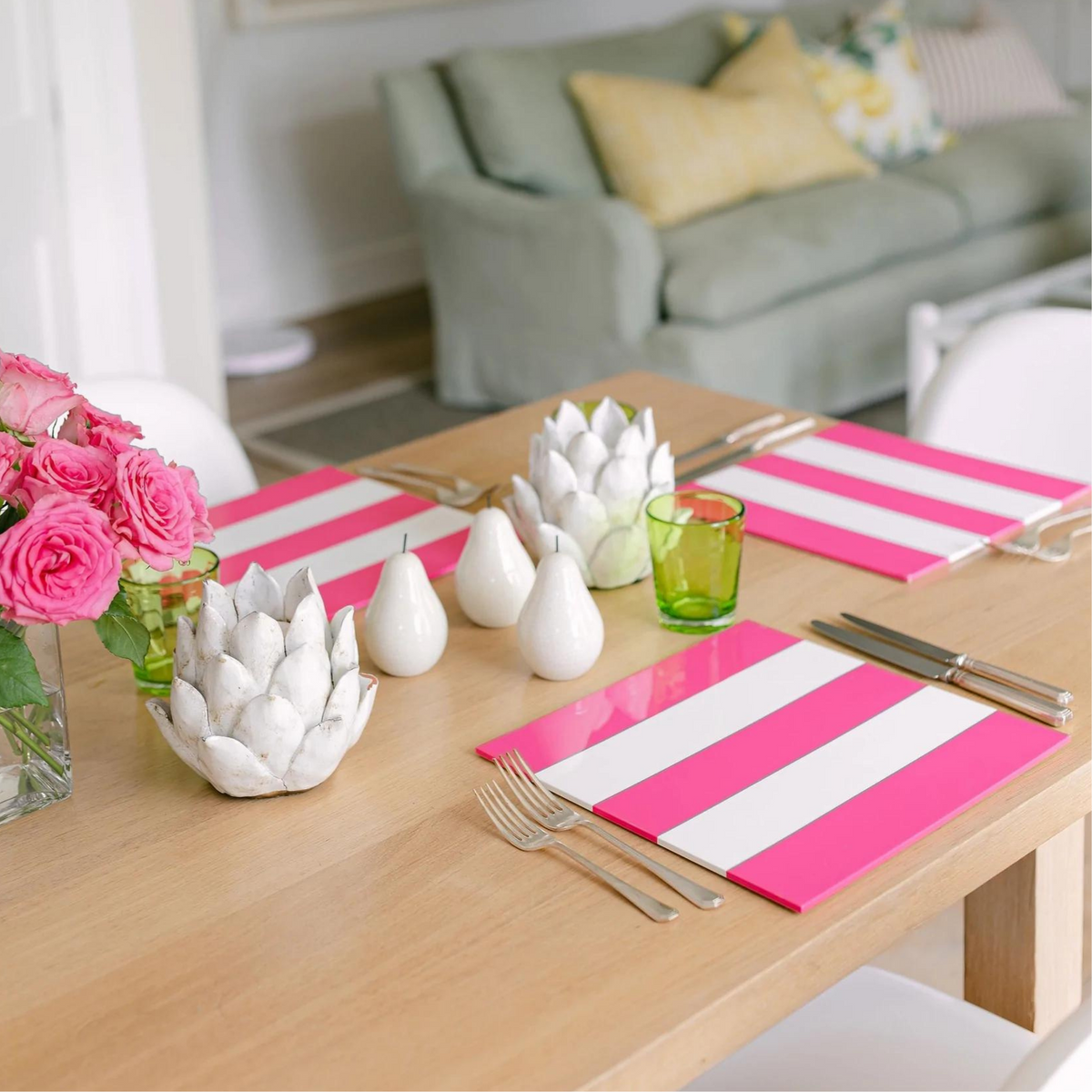 Stripe Lacquer Placemats