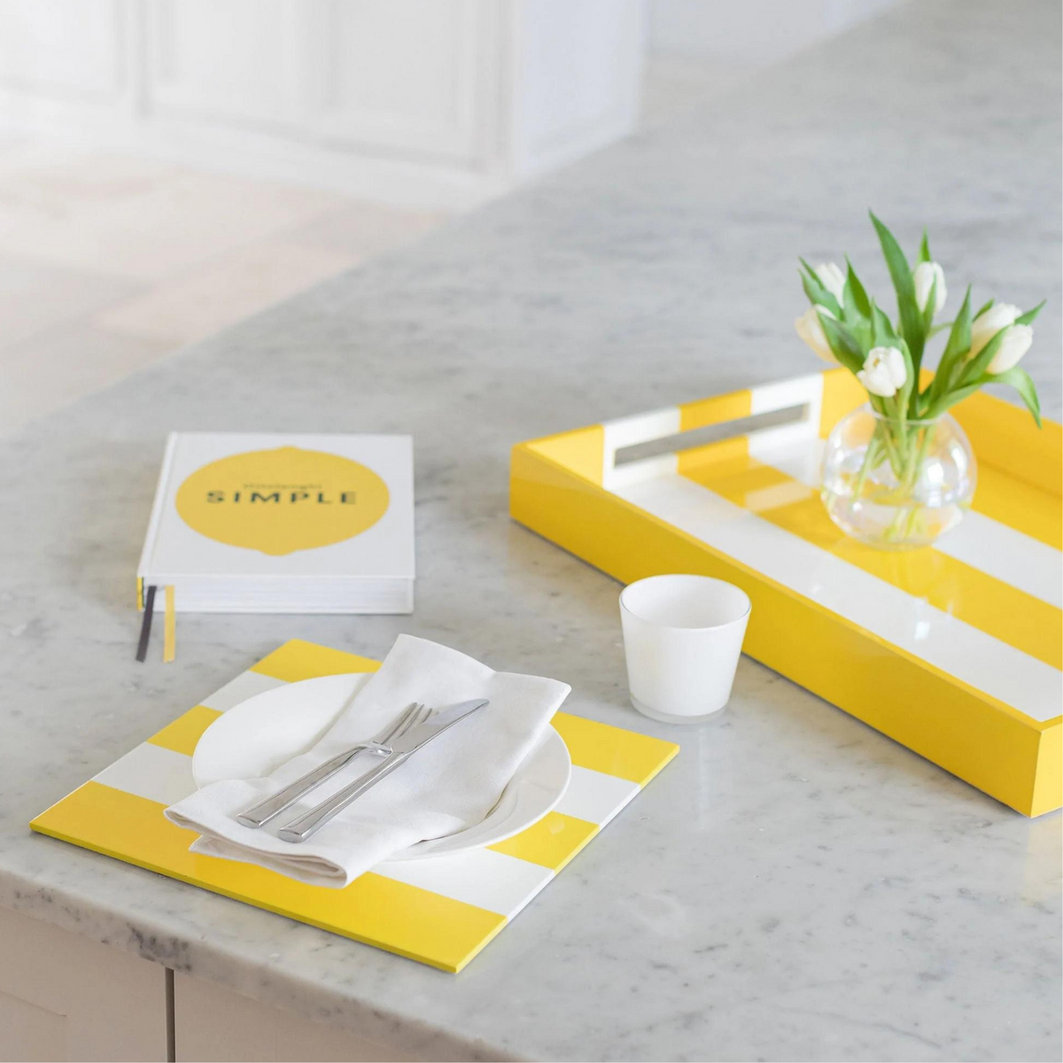 Stripe Lacquer Placemats