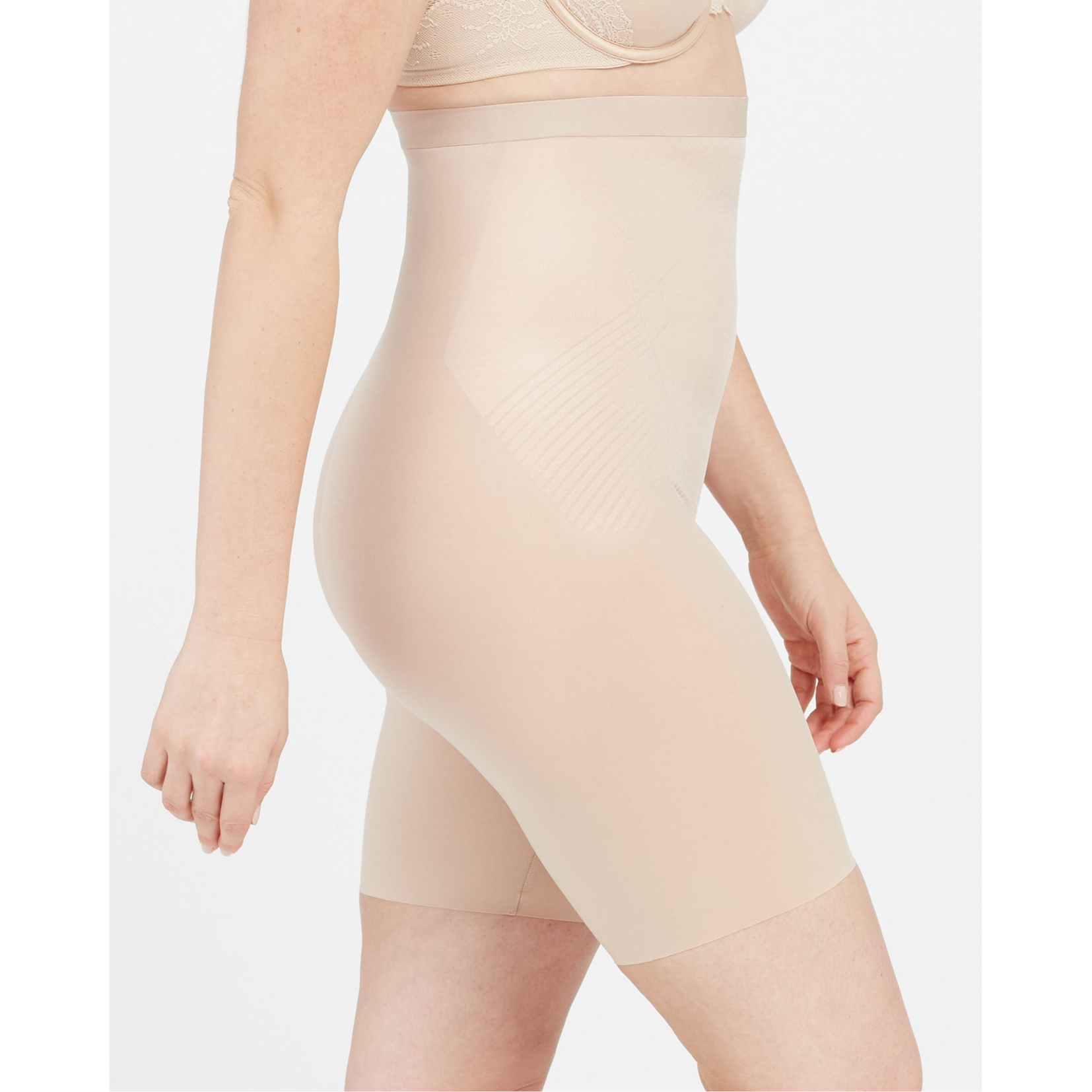 Spanx SPANX Shapewear for Women Tummy Control High-Waisted Power Short Soft  Nude MD